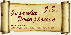 Jesenka Danojlović vizit kartica